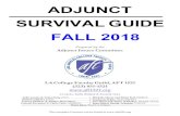 Adjunct Survival Guide FALL 2018v2 - AFT Local 1521 Survival Guide FALL 2018v2.pdfSURVIVAL GUIDE FALL 2018 Prepared by the Adjunct Issues Committee LA College Faculty Guild, AFT 1521