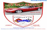 Cover - Ken & Joyce Jones’ Crystal Red Coupe On n our ...€¦ · Cover - Ken & Joyce Jones’ Crystal Red Coupe On Your Marque 1963 2018 Our 55th Year SEATTLE MARQUE CORVETTE CLUB