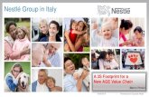 Nestlé Group in Italy - Transfrigoroute · 5.000 employees 2,3 € billion Turnover 9 Factories, 4.500 SKU Nestlé Group in Italy 30/09/2019 Presentazione Corporate Nestlé