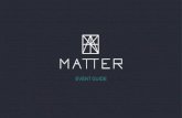 FINAL-MATTER Event Guide 2019 · Small Auditorium We host meetings, brainstorming sessions, webinars and workshops in our small auditorium, which is separated by the retractable wall