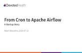 From Cron to Apache Airflow · Used to deploy Helm chart to Kubernetes clusters 10 Apache Airflow Deployment. Private & Confidential ... Kubernetes DAGs are pushed from GitHub to