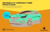 MOTABILITY CONTRACT HIRE PRICE GUIDE€¦ · AFIP Armed Forces Independence Payment. For more information please contact Vauxhall Motability FREE on 0800 731 5267 or email motability.customer@vauxhall.co.uk
