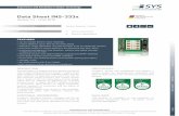 Data Sheet INS-333x - InnoSenT GmbH€¦ · Page 1 potentiometer. DATA SHEET INS-333X Version 1.6 CONFIDENTIAL AND PROPRIETARY The infrmatin cntained in this dcument sha remain the