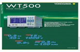 WT500 Power Analyzer - Yokogawa Electric · consumed/regenerated energy, and other data for energy-saving monitoring. Photovoltaic Panels WT500 Power Analyzer Booster Load Grid DC/AC