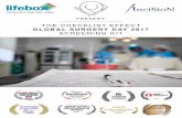 THE CHECKLIST EFFECT GLOBAL SURGERY DAY 2017 ......And contact us pg 12-14 4 GETTING STARTED It’s Global Surgery Day - and we want to show the world where The Checklist Effect is