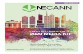 NECANN 2020 Chicago Media Kit• 2 Posts to NECANN Social Media • Sponsor Profi le in Show Guide • Logo in print ads • Insert in attendee show bag • Back Cover ad in show program