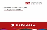 2016˙2017 ANNUAL Higher Education REPORT 2016˙2017 to …attainment of their residents. Indiana aims to raise the proportion of adults with a postsecondary certificate or degree