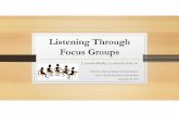 Listening Through Focus Groups - Tax Collector for Polk County · 2015. 11. 13. · Listening Through Focus Groups J. Lenora Bresler, J.D., SHRM-SCP, SPHR, ASC Polk Tax Collector