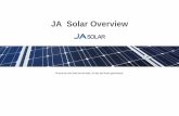 JA Solar Module - Solfex energy systems · JA Solar Holdings Co., Ltd. (Module) 2011 Do Our Best to Protect Our Earth. WE ARE READY . Each member of JA Solar’s staff is committed