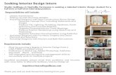 Seeking Interior Design Intern - Marcelle Guilbeau...Studio Guilbeau in Nashville, Tennessee is seeking a talented interior design student for a full-time or half-time internship position.