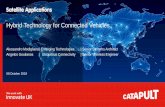 Hybrid Technology for Connected Vehicles · Satellite Market Opportunities Catapult Open Satellite Communications has unique and complementary features wrt to Terrestrial Communications:
