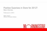 Macro Overview - Morningstar, Inc.news.morningstar.com/pdfs/Presentation20120208.pdfFeb 08, 2012  · 3 . U.S Economic Forecast × 2012 Outlook, Slow Start Before an Acceleration ×