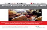 Enhanced Community Conversations (ECC)...Final Report on USAID/ENGINE’s Enhanced Community Conversations for the First 1000 Days of Maternal and Child Nutrition: A Gender Transformative