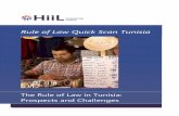 Rule of Law Quick Scan Tunisia · 2018. 9. 4. · HiiL Quick Scans | The Rule of Law in Tunisia 8 1. Concept of the Rule of Law The term ‘rule of law’ has many definitions in