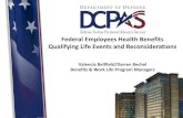 Federal Employees Health Benefits Qualifying Life Events ......Qualifying Life Events and Reconsiderations. Agenda History Qualifying Life Events Non Pay Status Military Service Reconsideration