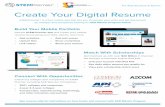 For ACE Students & Alumni Create Your Digital Resume · Create Your Digital Resume STEM Premier® is a free mobile app that lets you showcase your skills and get discovered by colleges