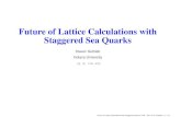 Future of Lattice Calculations with Staggered Sea Quarkstheory.tifr.res.in/Research/Seminars/gottlieb.pdf · HISQ Program • Highly Improved Staggered Quark (HISQ) action developed