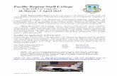 Pacific Region Staff Collegepcr.cap.gov/rsc/PRSC-2015-Registration-Flyer.pdf · 28 March - 3 April 2015 Pacific Region Staff College’s purpose is to prepare CAP officers to execute