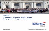 2020 Virtual Rally Hill Day Support Opportunities · HILL DAY IS A NATIONWIDE DAY OF ACTION. For more information regarding support opportunities, please contact: Peter VanPelt Senior