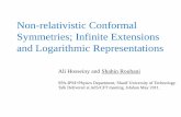 Non-relativistic Conformal Symmetries; Infinite extension & …particles.ipm.ir/.../AdSCFT/presentations/Rouhani.pdf · 2011. 9. 28. · Non-relativistic Conformal Symmetries; Infinite