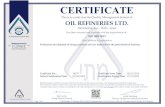 CERTIFICATE - eng.bazan.co.il · This certificate’s validity is subject to the organization maintaining their system in accordance with SII-QCD requirements for system certification.