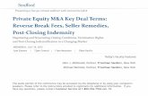 Private Equity M&A Key Deal Terms: Reverse Break Fees, Seller …media.straffordpub.com/products/private-equity-manda-key... · 2015. 7. 23. · M&A Deal Statistics • Q1 2015 deal