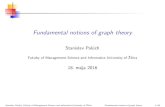 Fundamental notions of graph theoryfrcatel.fri.uniza.sk/.../AgrafPrez/AGrafPrez_01.pdf · 2016. 5. 18. · Origin of moder graph theory 1936 – Hungarian mathematician D. K¨onig