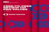 PEER-TO-PEER REVIEW ON PSM VALUES · Peer-to-Peer review on Psm values 3 ... processes, develop best practices, and improve their own understanding of public service values. ... fundraising