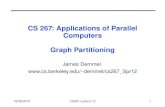 CS267: Graph Partitioningjburkardt/classes/apc...• Def: An (α,k) overlap graph is a graph defined in terms of α ≥ 1 and a k-ply neighborhood system {D1,…,D n}: There is a node