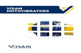 VISAM MOTOVIBRATORS · Company profile 4 Technical features 6 Standard specifications 7 The VISAM vibrator range ... Since 2013 Visam is part of OLI Group, the worldwide leader in