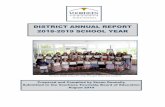 DISTRICT ANNUAL REPORT 2018-2019 SCHOOL YEAR · 6 2018-2019 ANNUAL REPORT BUSINESS OFFICE HELEN G. HALEY, CPA BUSINESS ADMINISTRATOR/ BOARD SECRETARY Historical Perspective: In the