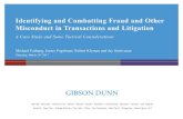 Identifying and Combatting Fraud and Other Misconduct in ......2017/03/16  · Identifying and Combatting Fraud and Other Misconduct in Transactions and Litigation A Case Study and