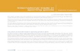 International trade in sporting goods Statistics Explainedec.europa.eu/eurostat/statistics-explained/pdfscache/44954.pdf · of sporting goods in Cyprus, Malta, Finland and the Netherlands