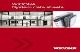 WICONA System data sheets - WordPress.com...• Reliable glass load transmission (up to 5.6 kN), with adapted transom-joint technology • Overlapping and secure drainage at the cross