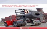 KALMAR HEAVY LIFT TRUCKS 28 – 50 TONNES. IT’S HARD TO ... · In one way or another, your choice has to pay-off. And Kalmar will be there to meet your needs. This has been the