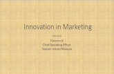 Innovation in Marketing - Florence Ki...Marketing Innovation Incremental or Significant Change . Marketing Innovation Happening Around The World Product Innovation: Tamagochi in the