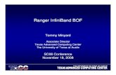 Ranger InfiniBand BOF - HPC Advisory Council InfiniBand.pdfteamed to operate/support the system four 4 years ($29M) Ranger System Summary • Compute power – 579.4 Teraflops –