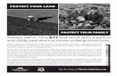 Always call or click 811 and work with pipeline and ...nwdistrict.ifas.ufl.edu/.../2017/08/Pipeline-Ag-Safety-Fact-Sheet.pdf · Step 1: Call or click 811 before agri-cultural excavation