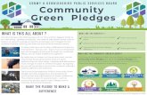 Community Green Pledges - Conwy and Denbighshire Public … · 2020. 1. 25. · Community Green Pledges that identifies 5 Green Pledges that communities can make to reduce their impact
