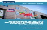 FACULTY OF ENGINEERING TECHNOLOGY...double bachelor’s degree in Engineering Technology. Afterwards, they can also obtain a master’s degree at Group T Leuven Campus. Southeast Asia