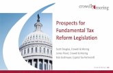 Prospects for Fundamental Tax Reform Legislation · 2017. 10. 9. · Cost of Principal Tax Reform Proposals Individual rate cuts - - $1.7T over ten years Increase standard deduction