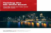 Taming the SD-WAN Beast - Martello Technologies€¦ · their investment in Internet connectivity. SD-WAN typically relies on DPI to tackle that issue6. Deep-Packet Inspection (or
