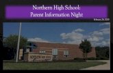 Northern High School: Parent Information Night€¦ · College or Harrisburg Area Community College (HACC) ... on your transcript/permanent record so you have to be fairly certain