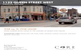 1122 QUEEN STREET WEST 1120 AND 1122 QUEEN STREET WESTcoreconsultantsrealty.com/.../uploads/...W-Flyer-1.pdf · 1122 Queen Street West 958 square feet (plus 957 Square Foot Basement)