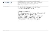 GAO-14-188, FEDERAL REAL PROPERTY: Improved …Repair Backlogs on Homeland Security and Governmental Affairs, .S Senate January 2014 GAO-14-188 United States Government Accountability