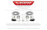 INS0094 RC1008 G-Body Rear Instructions...Axle Shafts In order for the rotors to slide over the axle shafts the outside diameter of the flange cannot exceed 6.125”. Most factory