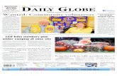 Partly cloudy High: 33 | Low: 30 | Details, page 2 DAILY GLOBE...Partly cloudy —Details, page 2 Partly cloudy High: 33| Low: 30| Details, page 2 CONTACT US Daily Globe Inc. 118 E.