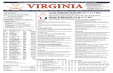 VIRGINIA VIRGINIA ATHLETICS MEDIA RELATIONS€¦ · • The Cavaliers are 2-7 against the Hurricanes in Coral Gables, includ-ing a 59-50 road win in 2018-19. • Ten of the last 11