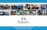 Pinnacle Renewable Energy Inc. (TSX: PL) Investor ...€¦ · This presentation does not provide full disclosure of all material facts relating to the securities offered. ... Pinnacle
