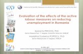 Evaluation of the effects of the active labour measures on ...pubdocs.worldbank.org/.../2d-Matching-Romania-LaborMarket-Popes… · Factor analysis on sustainable employment. Recommendations